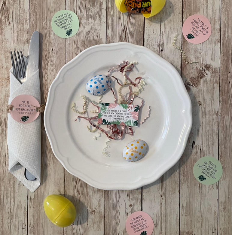 Easter Table Scripture Cards - Free Download